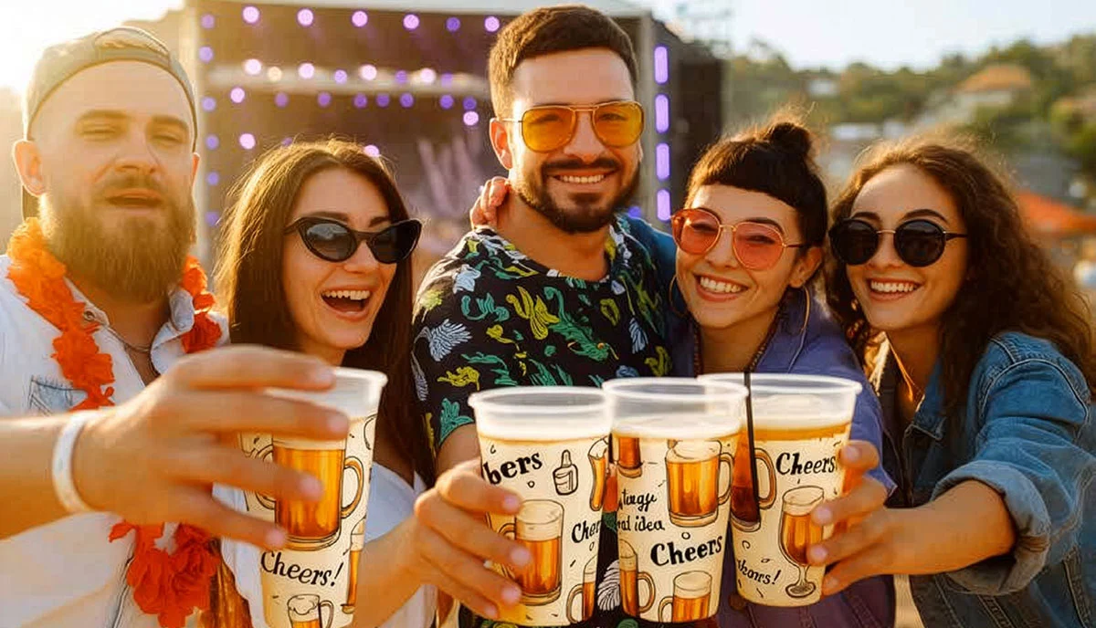 plastové poháre s vlastnou potlačou