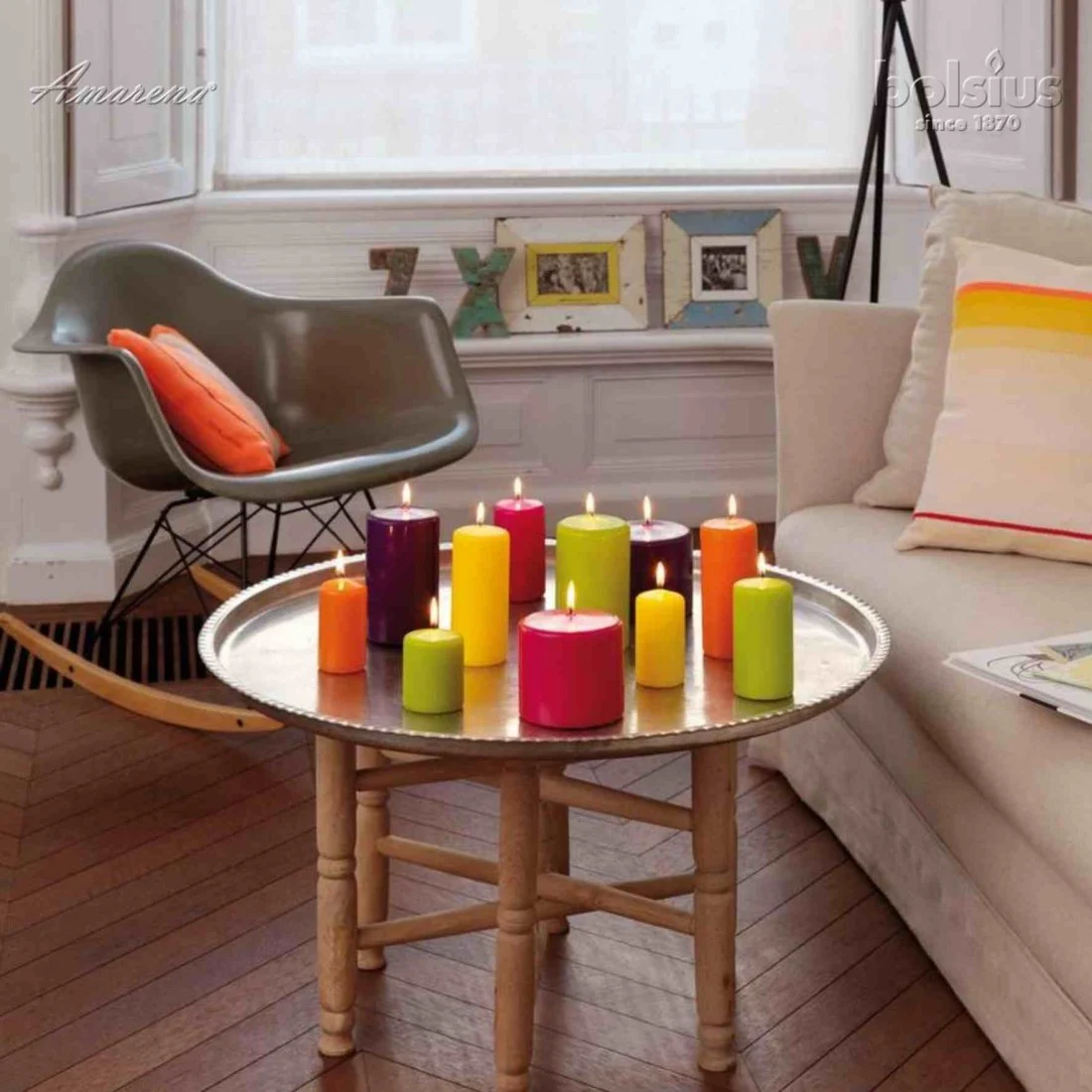 valcové sviečky rznych rozmerov a farieb valcové sviečky rznych rozmerov a farieb